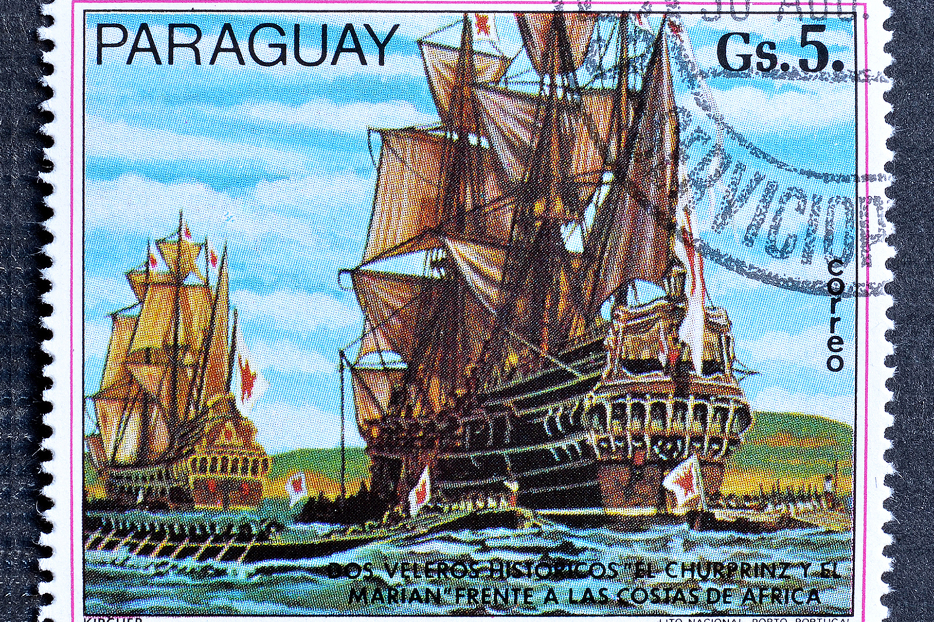 3OR_Postzegel_schip_Paraguay-1663069753