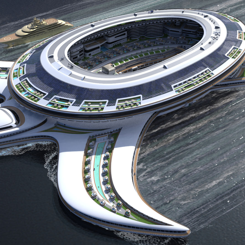 Pangeos Floating City: binnenkort het grootste jacht ooit?