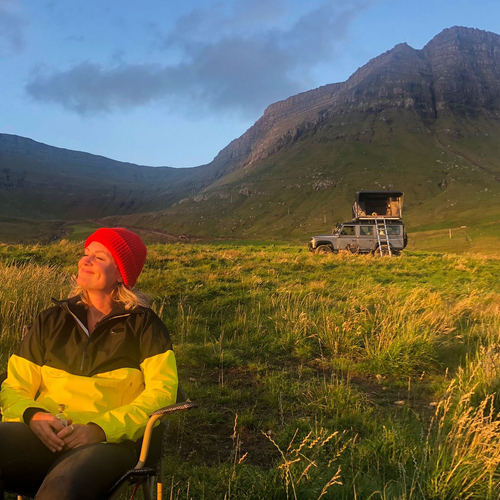 De route van Nienkes roadtrip richting het noorden