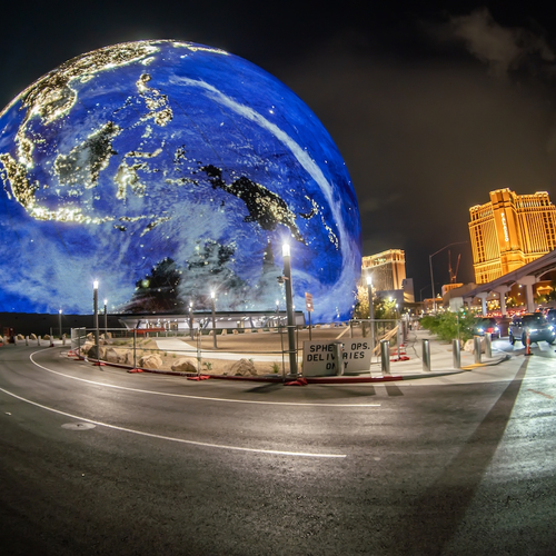 The Sphere: de nieuwe gigantische lichtbal midden in Las Vegas