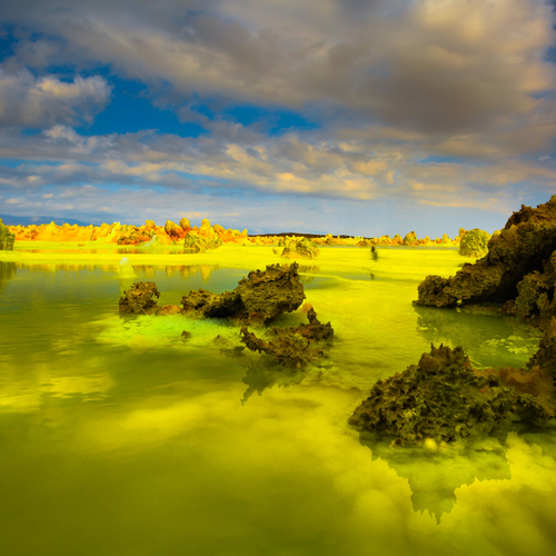 Slapen bij een krater op een van de heetste plekken op aarde