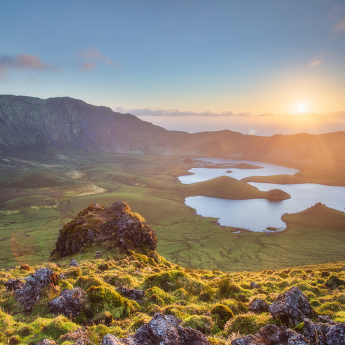Het kleine zusje van Azorisch eiland Flores: Corvo