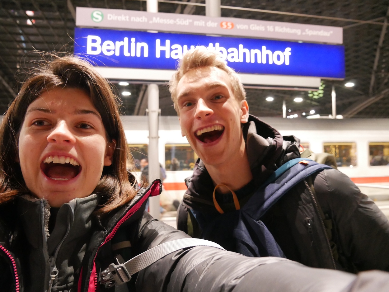 eerste stop in berlijn