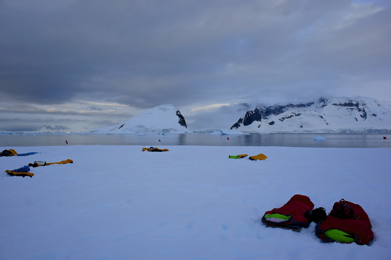 Antarctica kamperen