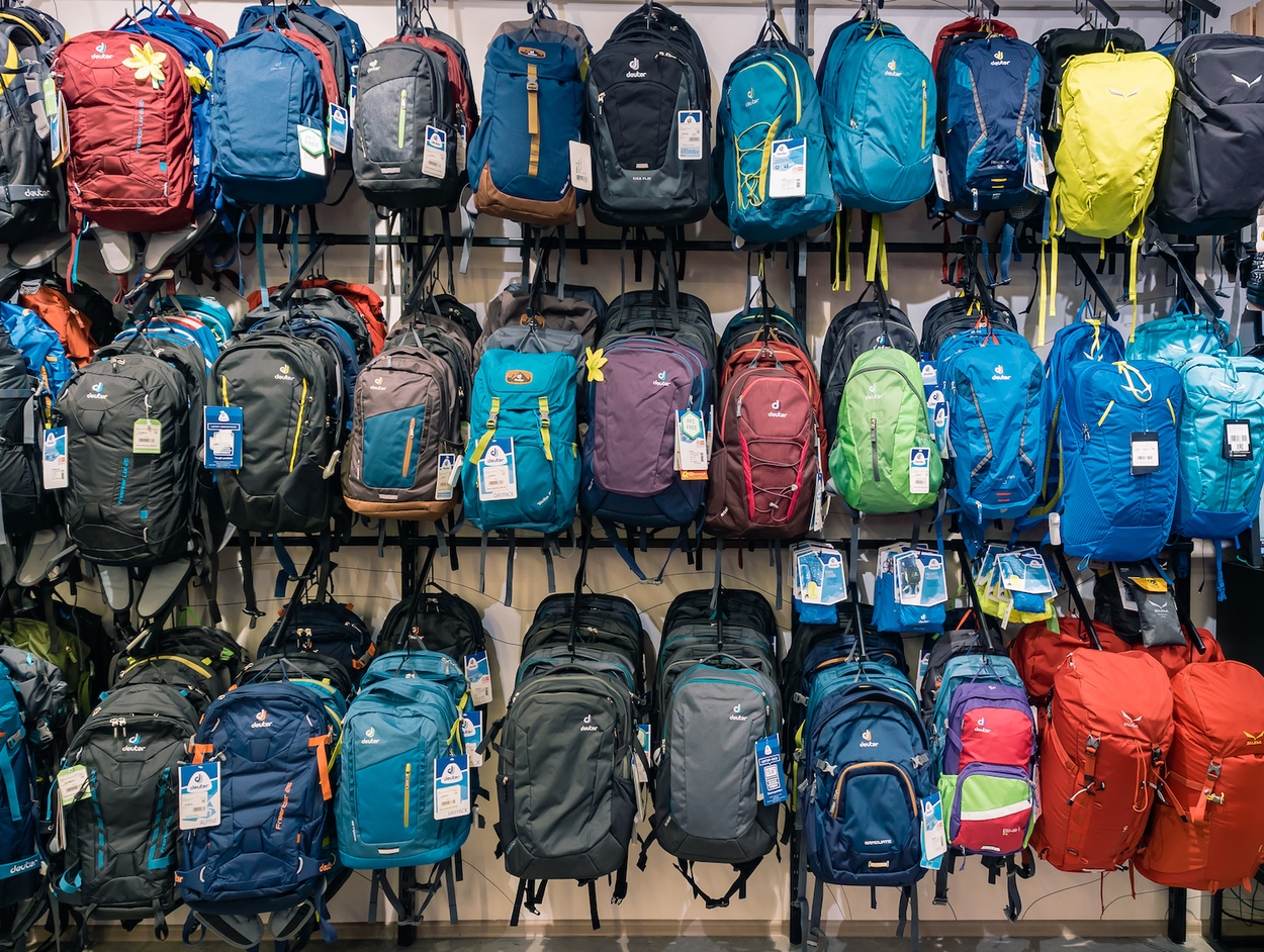 Buying a backpack