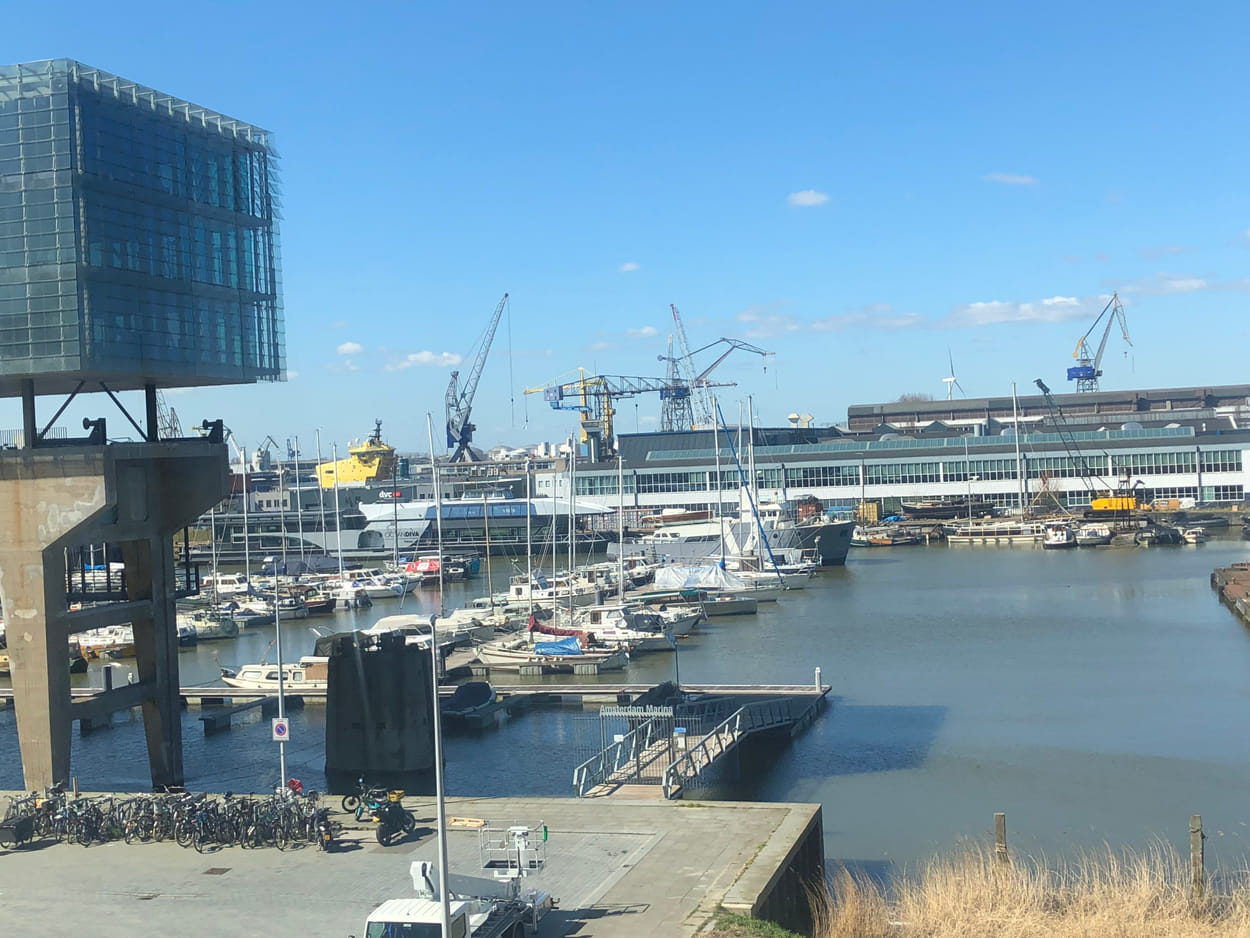 NDSM uitzicht Amsterdam