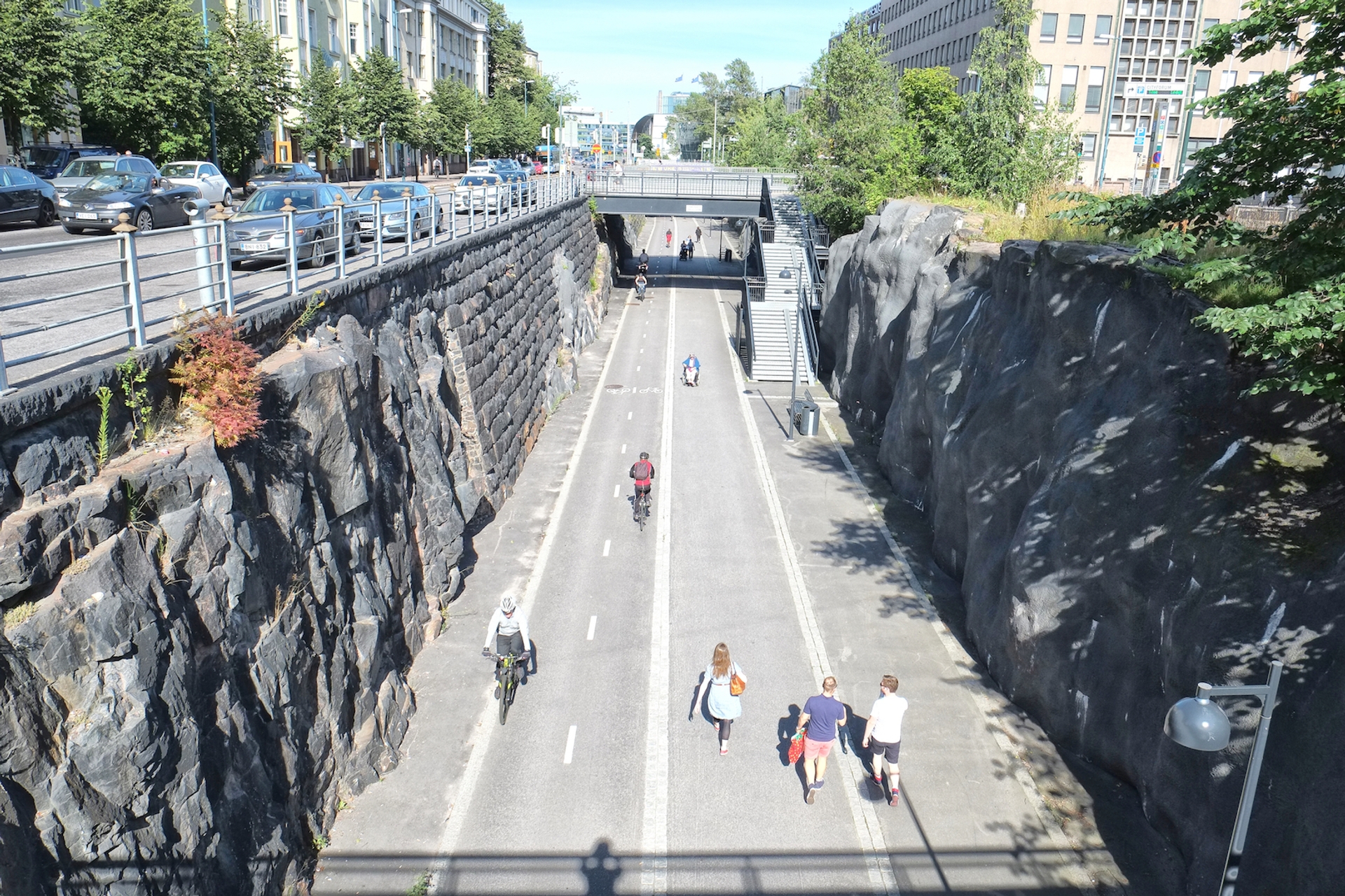 Cycle and bike paths Helsinki