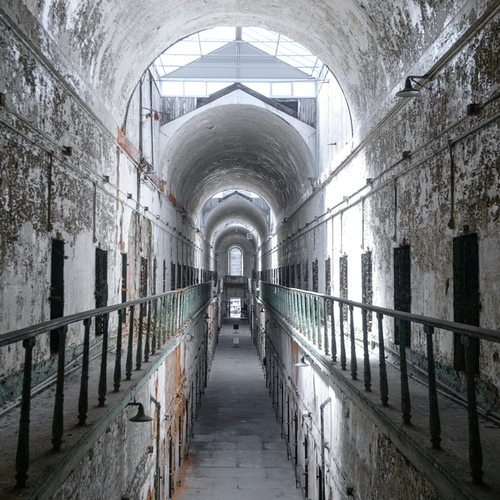 Foto's van Amerika's spookachtige, oudste gevangenis