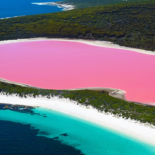 Afbeelding van Bij dit Australische meer droom je dubbel zo hard weg
